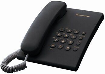 Дротовий телефон Panasonic KX-TS2350UAB Black (KX-TS2350UAB)
