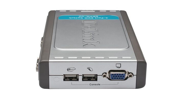 KVM-переключатель D-Link DKVM-4U 4port, w/USB (DKVM-4U)