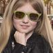 Дитячі сонцезахисні окуляри Koolsun кольору хакі серії Wave (Розмір: 3+) (KS-WAOB003)