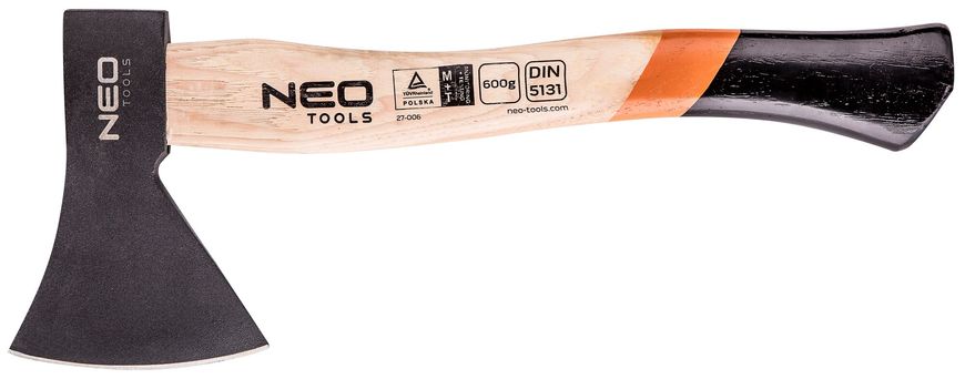 Колун NEO з дерев'яною ручкою 600 г (27-006)