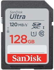 Картка пам'яті SanDisk SD 128 GB C10 UHS-I R140 MB/s Ultra (SDSDUNB-128G-GN6IN)