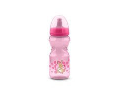 Бутылочка непроливайка (370 мл.) розовая, Nuvita (NV1453Pink), Разноцветный