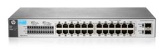Коммутатор HP 1810-24 V2 Smart Switch, 22x10/100+ 2xGE-T+ 2x SFP ports, L2, LT Warranty (J9801A)