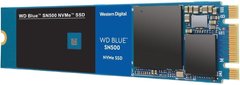 SSD накопичувач M. 2 WD Blue SN500 500GB NVMe PCIe 3.0 2x 2280 TLC (WDS500G1B0C)