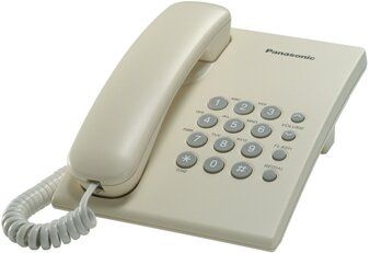 Провідний телефон Panasonic KX-TS2350UAJ Beige (KX-TS2350UAJ)