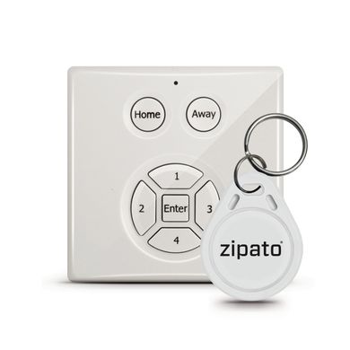 Розумна панель доступу Zipato Mini RFID Keypad, Z-wave, 3V 2 x AA, біла (WT-RFID.EU)