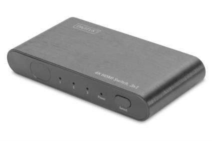 Відеокомутатор DIGITUS UHD HDMI (INx3 — OUTx1), 4K (DS-45316)
