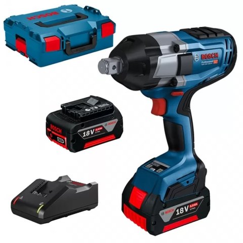 Гайковёрт ударный Bosch GDS 18V-1050 H, 18В, 2x5.0 GAL1880 L-Box (0.601.9J8.522)