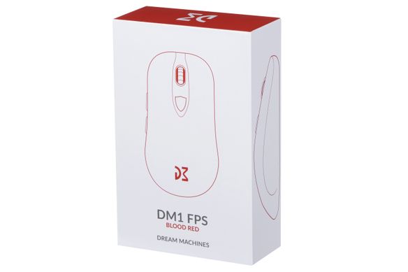 Мышь игровая Dream Machines DM1 FPS USB Blood Red (DM1FPS_RED)