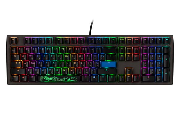 Клавиатура Ducky Shine 7 Cherry Red RGB LED UA/RU Black (DKSH1808ST-RURALAAT2)