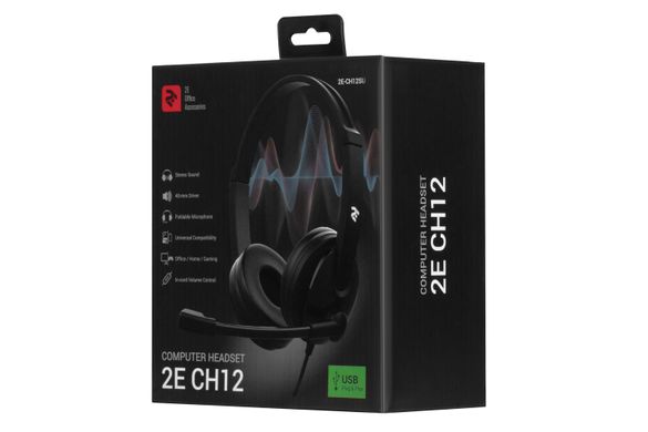 Гарнитура для ПК 2E CH12 On-Ear 3.5mm (2E-CH12SJ)