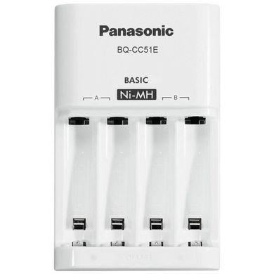 Зарядний пристрій Panasonic Basic Charger New (BQ-CC51E)
