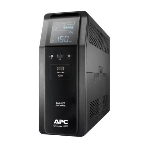 ИБП APC Back UPS Pro BR 1600VA, Sinewave,8 Outlets, AVR, LCD interface (BR1600SI)