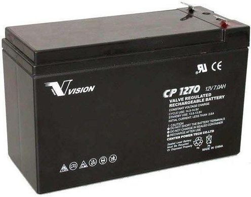 Акумуляторна батарея Vision CP 12 V 7.0 Ah (CP1270A)