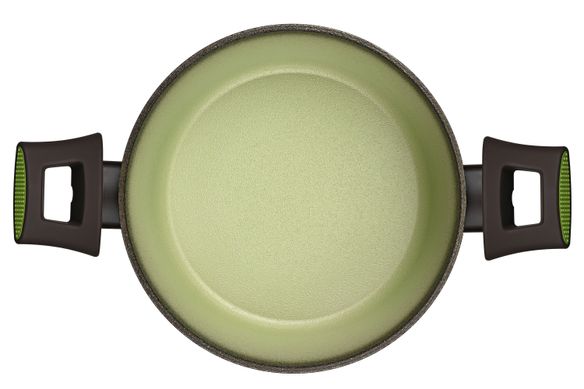 Кастрюля Ardesto Avocado, стеклянная крышка, 2,2 л, зеленый, алюминий (AR2525CA)