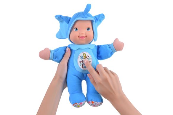 Кукла Baby’s First Sing and Learn Пой и Учись (голубой Слоник) (21180-1)