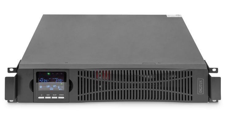 ИБП DIGITUS OnLine 1500VA/1500W LCD 8xC13 RJ45 RS232 USB Rack/Tower (DN-170094)