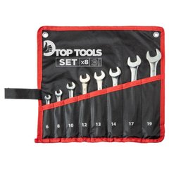 Ключі гайкові Top Tools комбіновані 6-19 мм набір 8 шт. (35D360)
