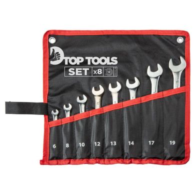 Ключи гаечные Top Tools комбинированные 6-19 мм набор 8 шт. (35D360)