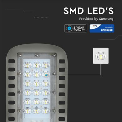 Прожектор вуличний консольний LED V-TAC, 30W, SKU-956 (3800157649551)