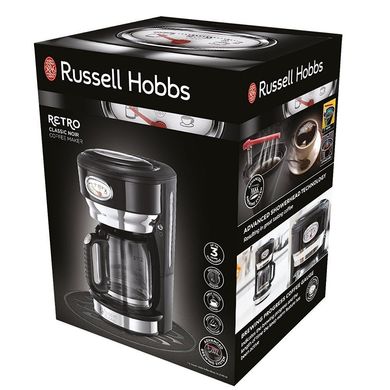 Кофеварка Russell Hobbs 21701-56 Retro Classic Noir (21701-56)