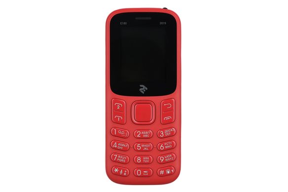 Мобільний телефон 2E E180 2019 DUALSIM Red (680576170057)