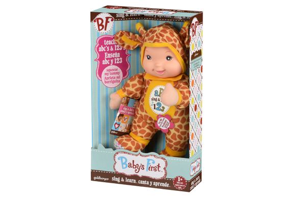 Кукла Baby’s First Sing and Learn Пой и Учись (желтый Жираф) (21180-4)