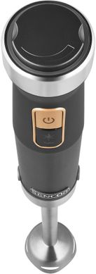 Блендер заглибний Sencor 1500 Вт 10в1 чаша-800 мл млина для спецій спінювач молока чорний (SHB6552BK)
