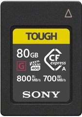 Картка пам'яті Sony CFexpress Type A 80 GB R800/W700MB/s Tough (CEAG80T.SYM)