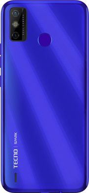 Мобильный телефон TECNO Spark 6 Go 3/64Gb (KE5j) Dual SIM Aqua Blue (4895180762918)