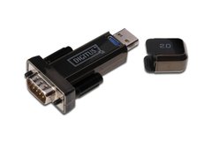 Адаптер DIGITUS USB 2.0 to RS232, black (DA-70156)