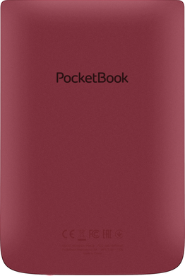Електронна книга PocketBook 628, Ruby Red (PB628-R-CIS)