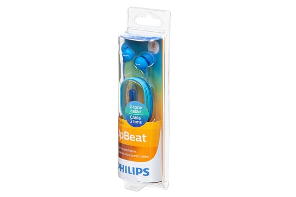 Наушники Philips SHE2405 Mic Blue (SHE2405BL/00)
