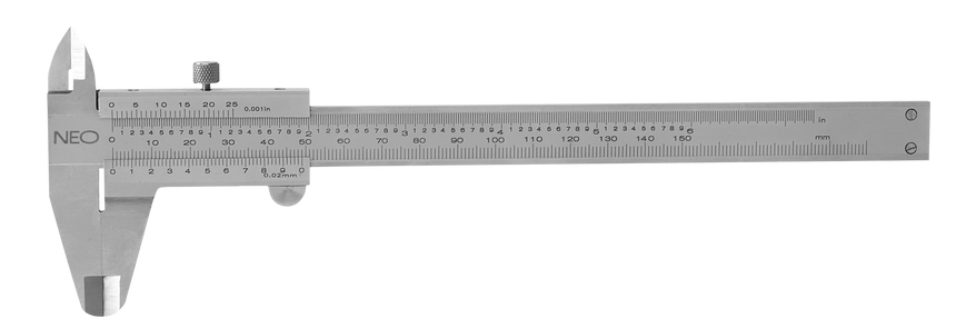 Штангенциркуль NEO, 150 мм, неіржавка сталь (75-000)