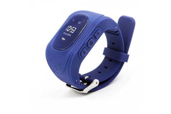 Дитячі телефон-годинник з GPS трекером GOGPS ME K50 Темно сині (K50DBL)