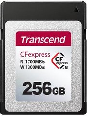 Карта памяти Transcend CFexpress 256GB Type B R1700/W1300MB/s (TS256GCFE820)