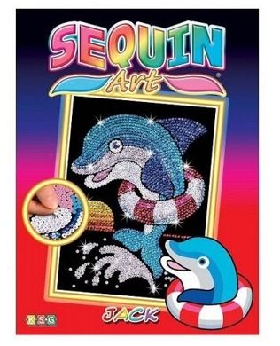Набір для творчості Sequin Art RED Jack Dolphin SA1304