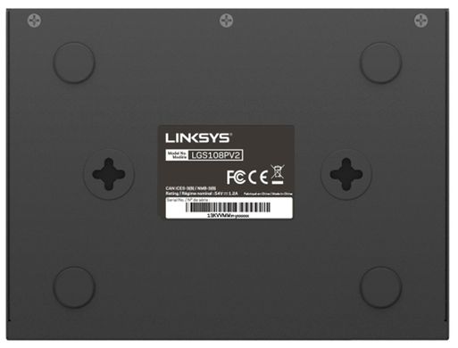 Комутатор LINKSYS LGS108P 4xGE PoE+ 4xGE некерований (LGS108P-EU)
