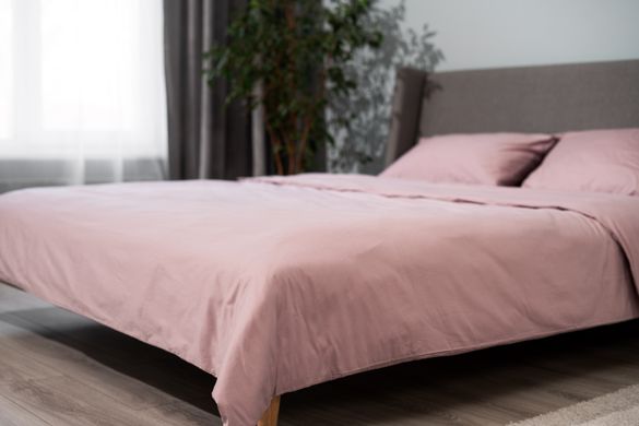 Комплект постельного белья 2.0сп Ardesto Mix&Match пододеяльник 200х220см простынь 240х260см наволочки (2) 50х70см 100% хлопок сатин розовый светлый (ART2022SP)