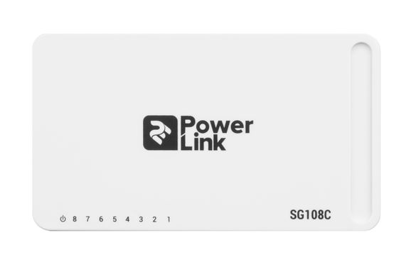 Комутатор 2E PowerLink SG108C 8xGE Гігабітний некерований (2E-SG108C)