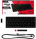 Клавіатура HyperX Alloy Origins Core PBT Aqua USB RGB ENG/UA Black (639N9AA)