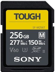 Картка пам'яті Sony 256 GB SDXC C10 UHS-II U3 V60 R277/W150MB/s Tough (SFM256T.SYM)