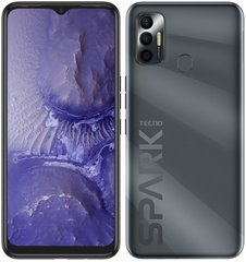 Мобильный телефон TECNO Spark 7 Go (KF6m) 2/32Gb NFC Dual SIM Magnet Black (4895180766367)