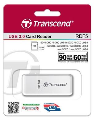 Кардридер Transcend USB 3.0 (TS-RDF5W)