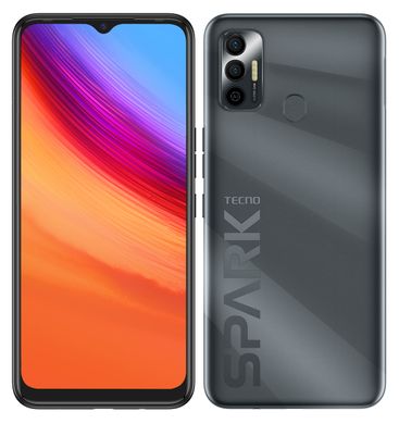 Мобильный телефон TECNO Spark 7 Go (KF6m) 2/32Gb NFC Dual SIM Magnet Black (4895180766367)