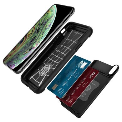 Чохол Spigen для iPhone XS Slim Armor CS Black (063CS24922)