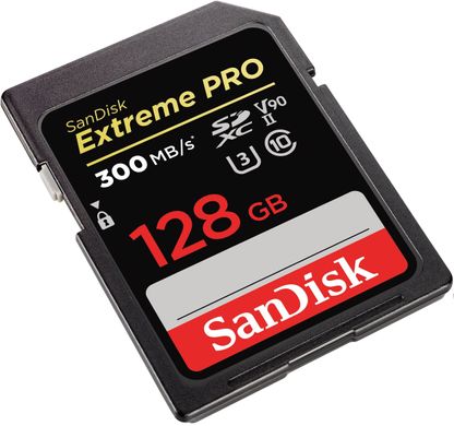 Карта памяти SanDisk SD 128GB C10 UHS-II U3 V90 R300/W260MB/s Extreme Pro (SDSDXDK-128G-GN4IN)