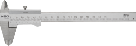 Штангенциркуль NEO с сертификатом DIN, 150 мм, нерж. сталь (75-001)