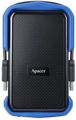 Портативний жорсткий диск Apacer 1 TB USB 3.1 AC631 IP55 Black/Blue (AP1TBAC631U-1)