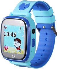 Смарт-часы детские с GPS трекером GOGPS ME K14 Синие (K14BL)